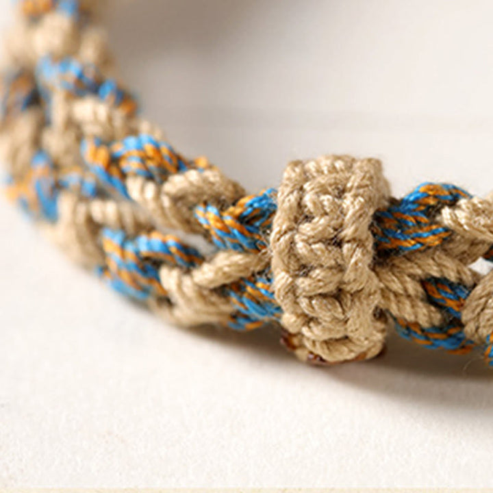 Pulsera trenzada de cuentas Dzi tibetanas hechas a mano con Buddha Stones para proteger la riqueza - image 10