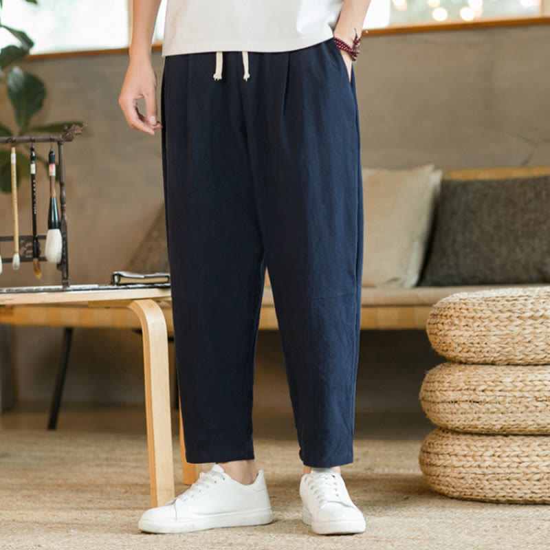 Pantalones de algodón de verano para hombre con bolsillos Buddha Stones - image 15