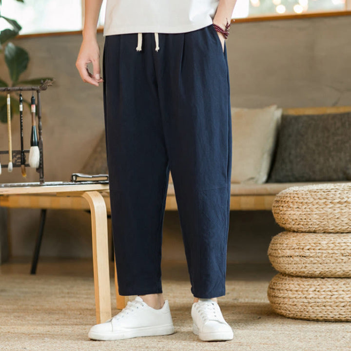 Pantalones de algodón de verano para hombre con bolsillos Buddha Stones - image 15