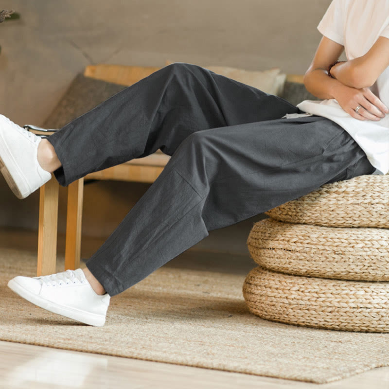 Pantalones de algodón de verano para hombre con bolsillos Buddha Stones - image 21