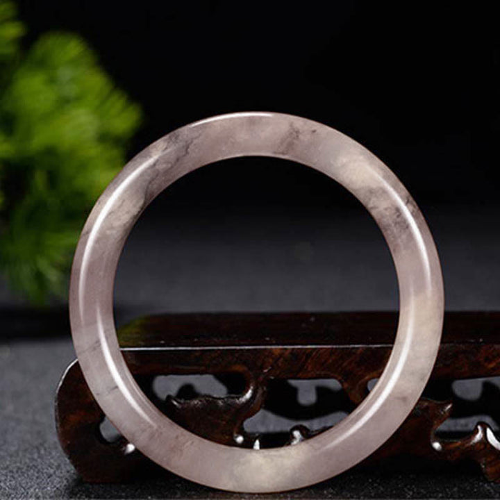 Pulsera de jade de seda dorada y morada para la riqueza con Buddha Stones - image 6