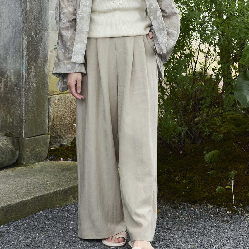 Pantalones Buddha Stones lisos hasta el tobillo para mujer con bolsillos para adultos mayores - image 12