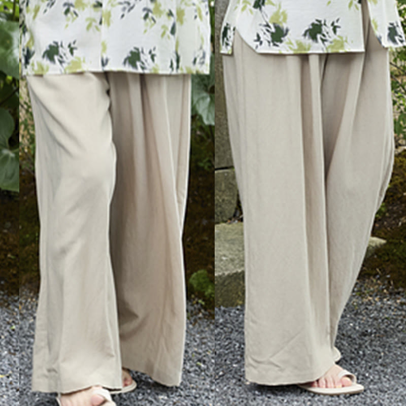 Pantalones Buddha Stones lisos hasta el tobillo para mujer con bolsillos para adultos mayores - image 15