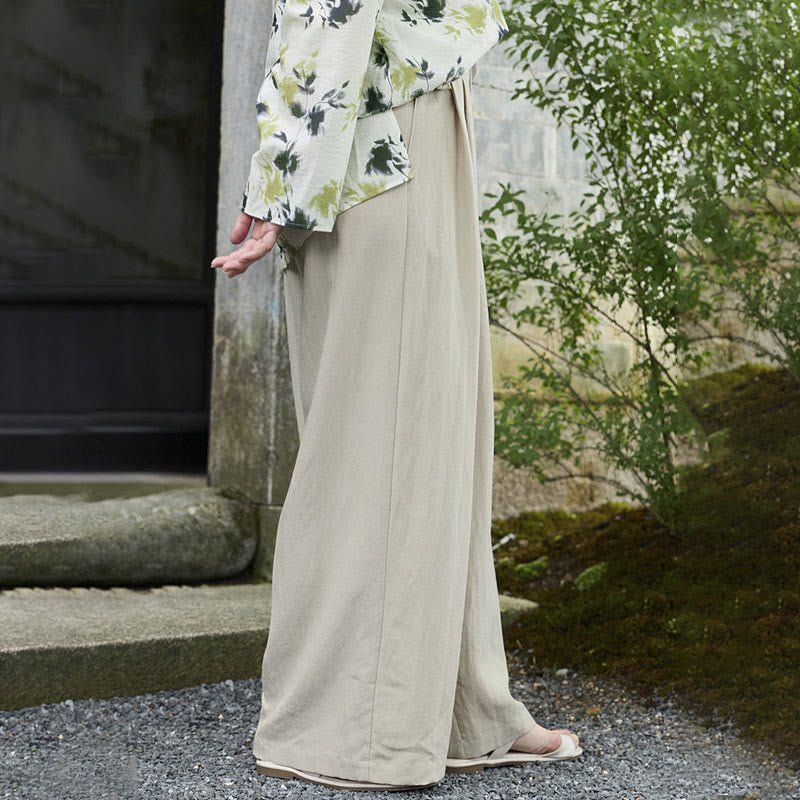 Pantalones Buddha Stones lisos hasta el tobillo para mujer con bolsillos para adultos mayores - image 3