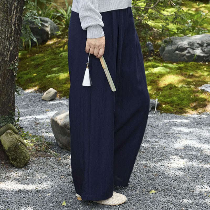 Pantalones Buddha Stones lisos hasta el tobillo para mujer con bolsillos para adultos mayores - image 24