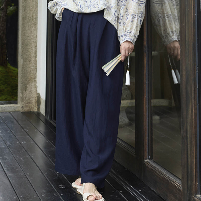 Pantalones Buddha Stones lisos hasta el tobillo para mujer con bolsillos para adultos mayores - image 23