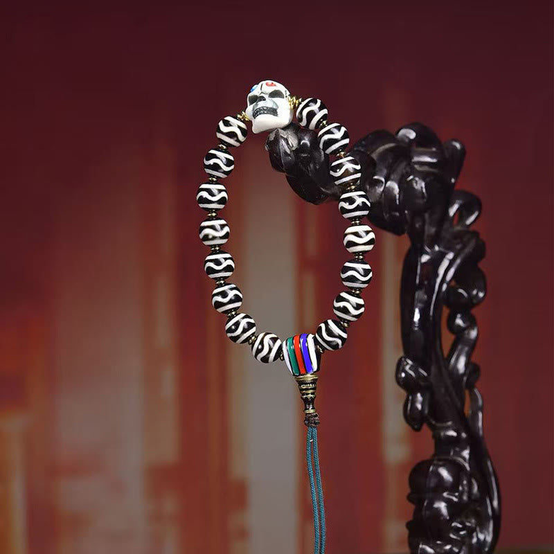 Pulsera de protección forestal del Señor del Cadáver con Buddha Stones - image 2