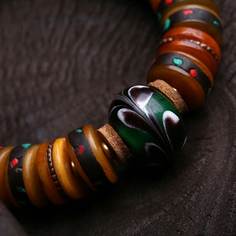 Pulsera de cuentas de Buddha Stones , El Señor del Bosque Cadáver, Recordatorios de nuestra impermanencia - image 3