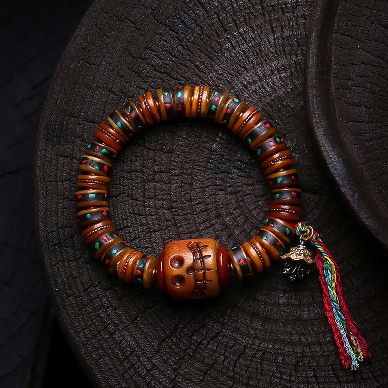 Pulsera de cuentas de Buddha Stones , El Señor del Bosque Cadáver, Recordatorios de nuestra impermanencia - image 6