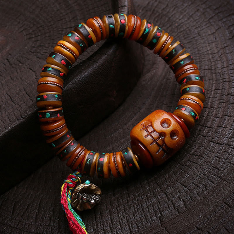 Pulsera de cuentas de Buddha Stones , El Señor del Bosque Cadáver, Recordatorios de nuestra impermanencia - image 7