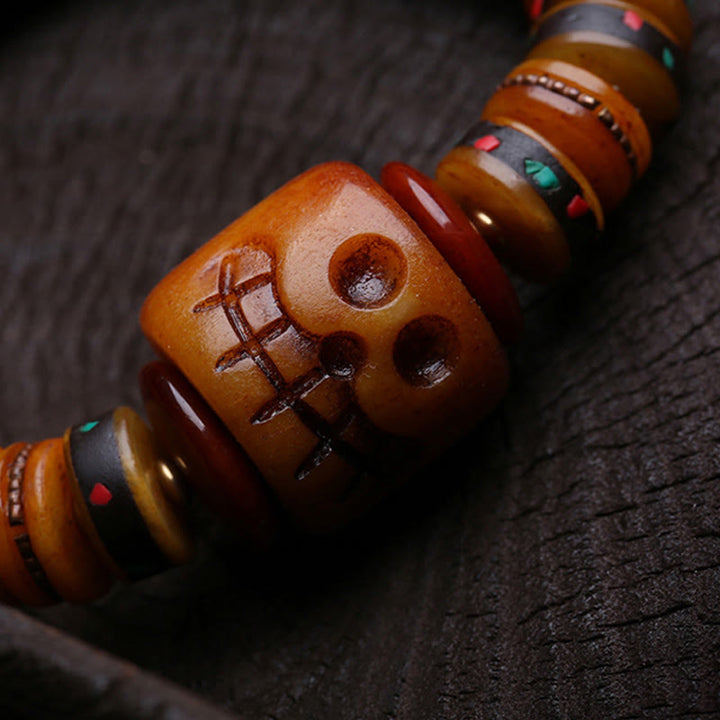 Pulsera de cuentas de Buddha Stones , El Señor del Bosque Cadáver, Recordatorios de nuestra impermanencia - image 8