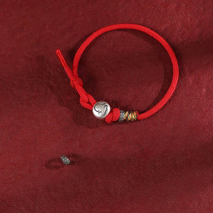Pulsera trenzada de protección con monedas de cobre y plata de ley 999 con Buddha Stones del Año del Caballo - image 3