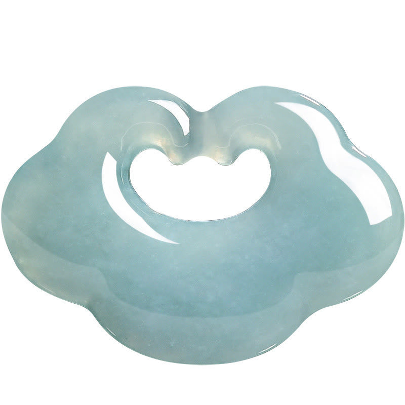 Collar con colgante de cuerda de jade Ruyi auspicioso con Buddha Stones - image 8