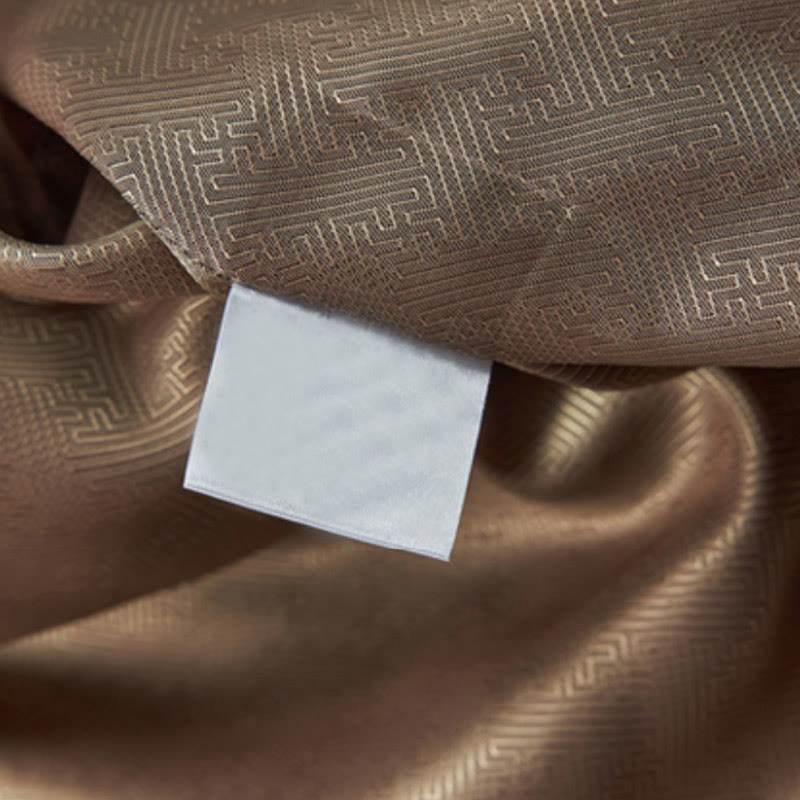 Chaqueta de manga larga para hombre con Buddha Stones, 100 % seda morera, 30 momme, Phoenix Auspicious Clouds - image 13