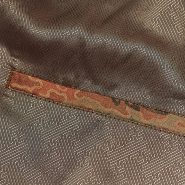 Chaqueta de manga larga para hombre con Buddha Stones, 100 % seda morera, 30 momme, Phoenix Auspicious Clouds - image 12