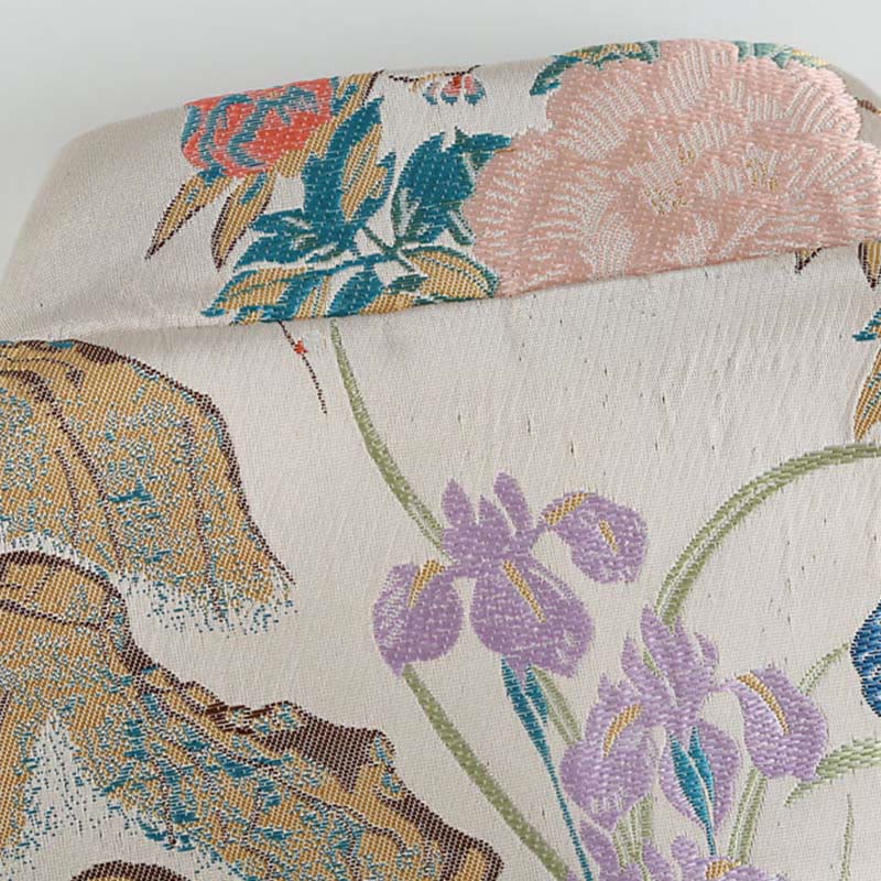 Chaqueta de manga larga para hombre con bolsillos , Buddha Stones, pato mandarín, peonía y rana con botones - image 4