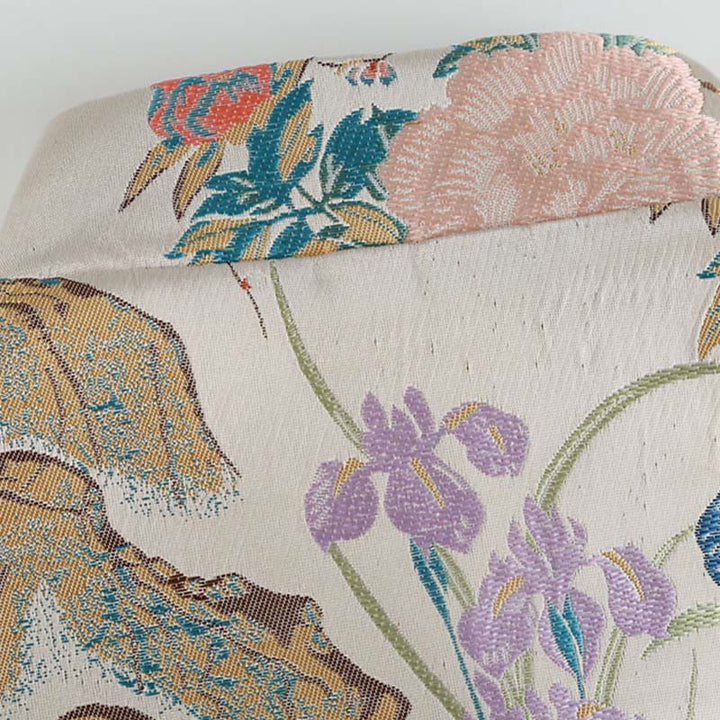 Chaqueta de manga larga para hombre con bolsillos , Buddha Stones, pato mandarín, peonía y rana con botones - image 4