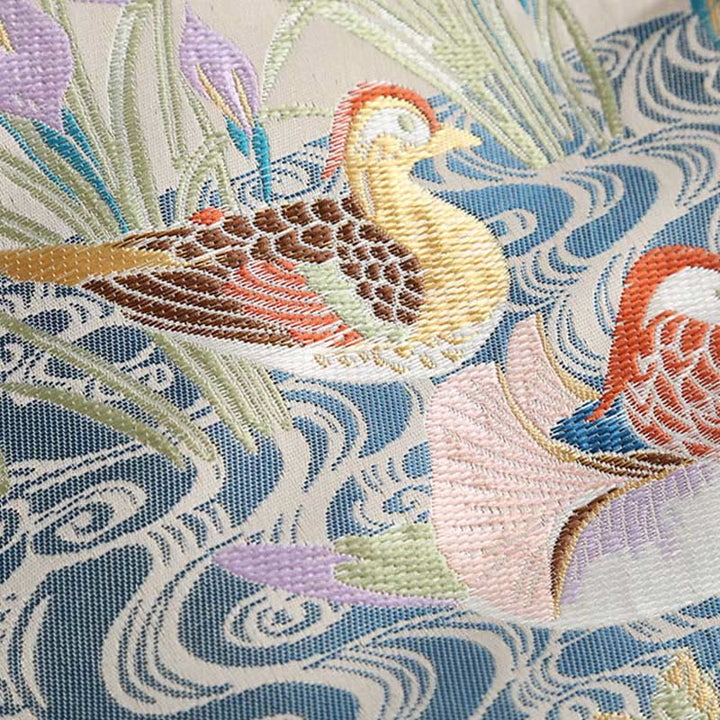 Chaqueta de manga larga para hombre con bolsillos , Buddha Stones, pato mandarín, peonía y rana con botones - image 8