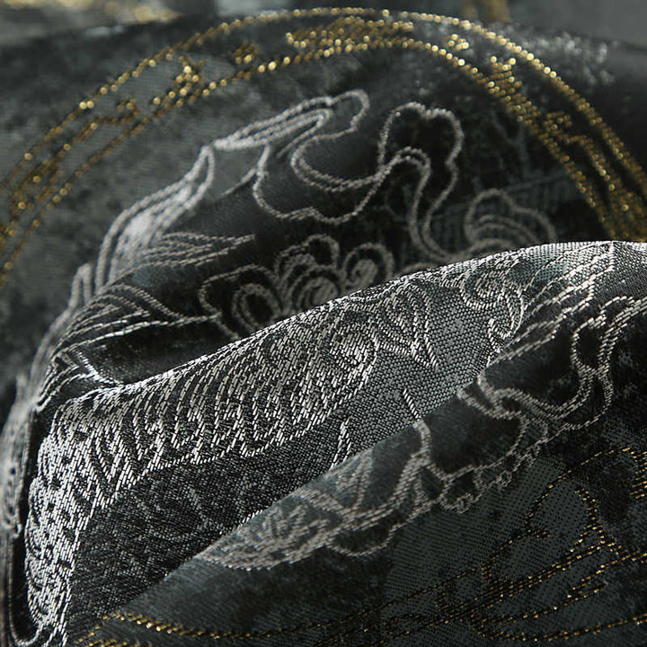 Chaqueta de manga larga con botones de rana y bolsillos para hombre, con Buddha Stones Kirin - image 12