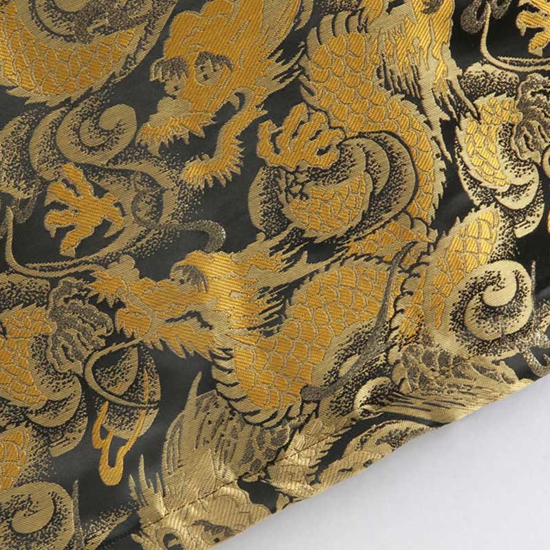 Chaqueta de hombre de manga larga con botones de rana, cálida, jacquard, con diseño de dragón de invierno y Buddha Stones, con bolsillos - image 10