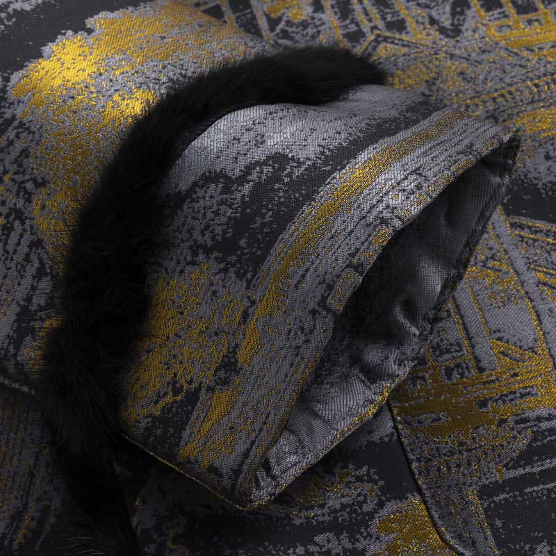 Chaqueta de manga larga con botones de rana para hombre, con bolsillos, con Buddha Stones, edificios antiguos, árboles - image 10