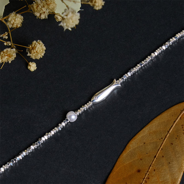 Pulsera de la suerte con perlas de pez koi y Buddha Stones bañadas en cobre y plata - image 4