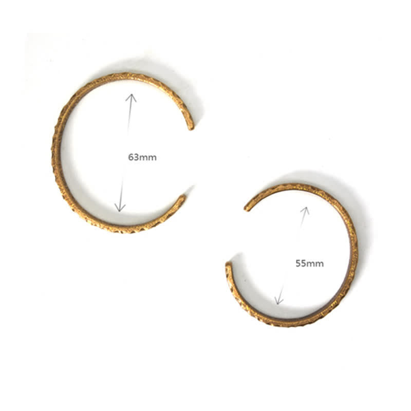 Brazalete de pulsera de equilibrio de cobre de piedra de roca de lava