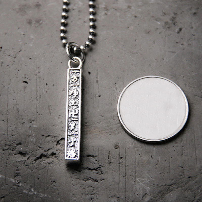 Colgante de plata de ley 925 con símbolo de la esvástica de Buda Om Mani Padme Hum tibetano - image 4