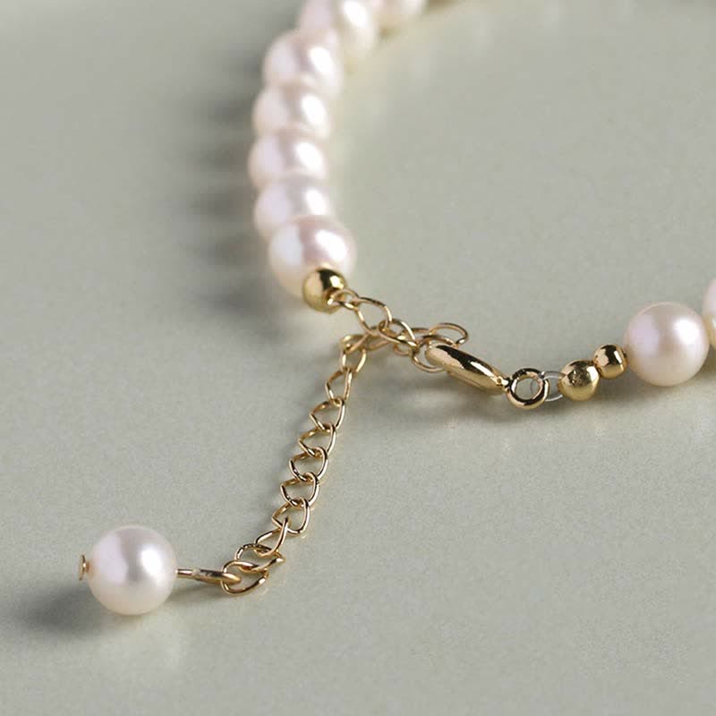 Pulsera de cuentas curativas de felicidad de jade hetiano con perlas naturales de Buddha Stones