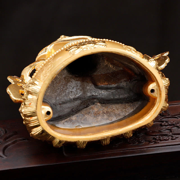 Figura de Buda de la longevidad, estatua de serenidad, decoración del hogar