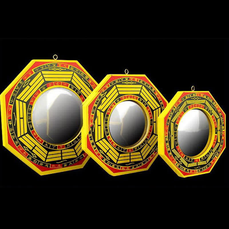 Espejo de mapa de energía de sala de estar de equilibrio de mapa Bagua de Feng Shui