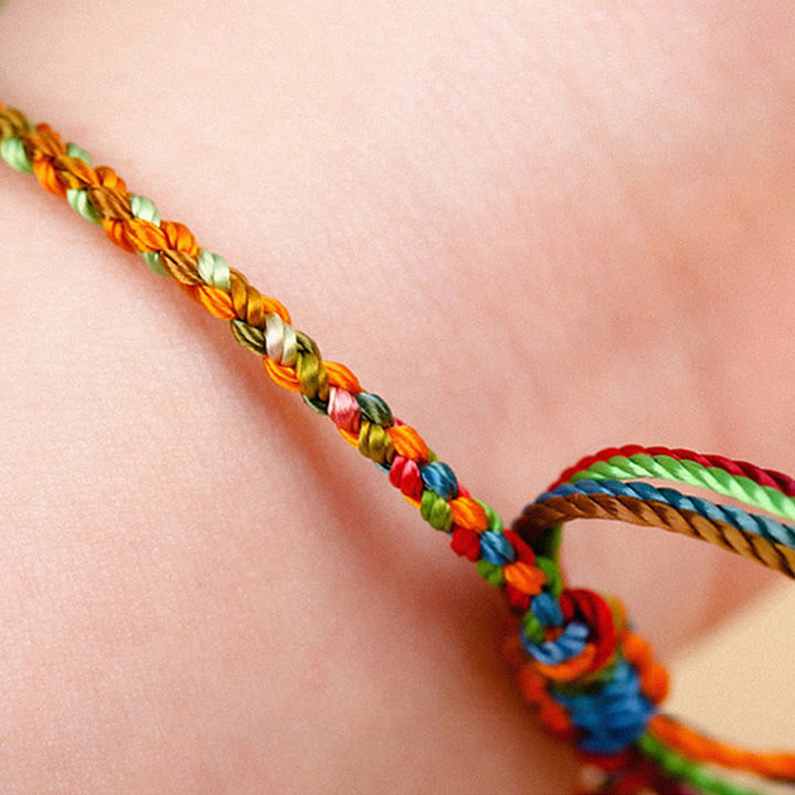 Buddha Stones "Que todos tus deseos se hagan realidad" Pulsera Suerte Multicolor