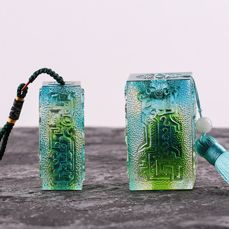 Pieza de arte de cristal Liuli hecha a mano Feng Shui, decoración para el hogar y la Oficina