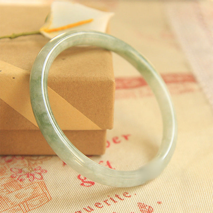 Pulsera de curación de paz de jade natural con Buddha Stones