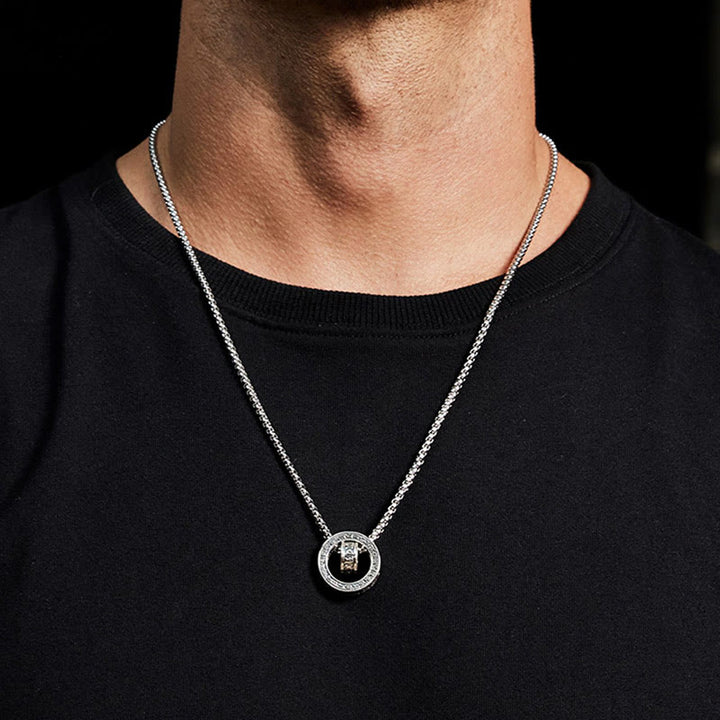 Buddha Stones tibetano Om Mani Padme Hum tallado paz pureza cadena collar colgante - image 12