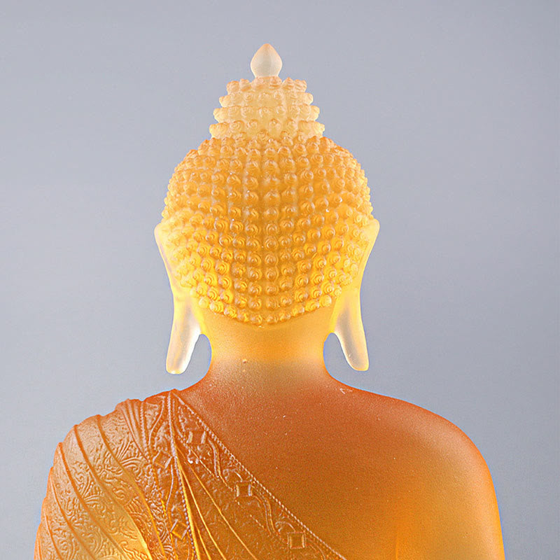 Buddha Stones, estatuilla hecha a mano de Buda, pieza de arte de Liuli, estatua de serenidad, decoración para el hogar