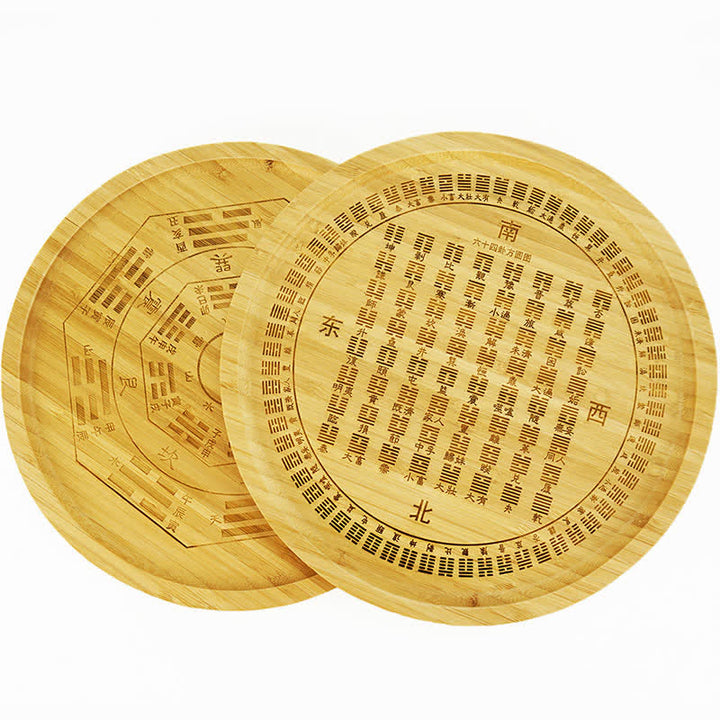 Mapa de Bagua de Bambú Feng Shui Mapa de Energía de Armonía