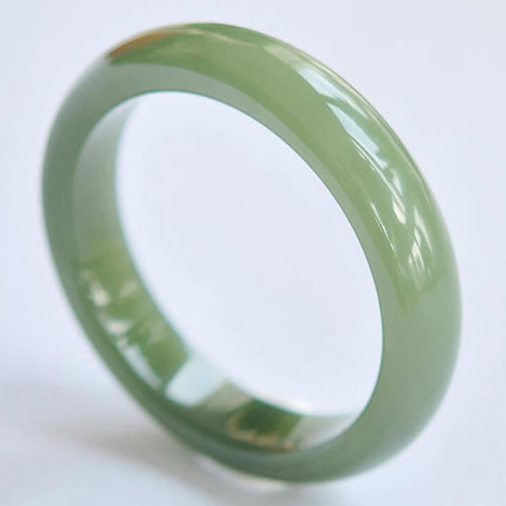 Brazalete de bendición de la abundancia de jade