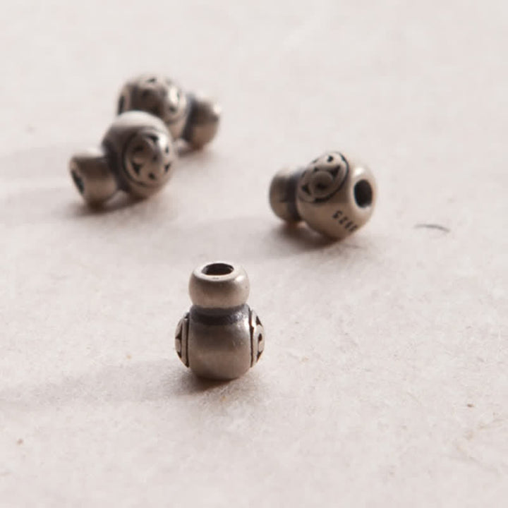 108 cuentas Mala de plata de ley 925, citrino, sándalo, turquesa, protección, pulsera de prosperidad