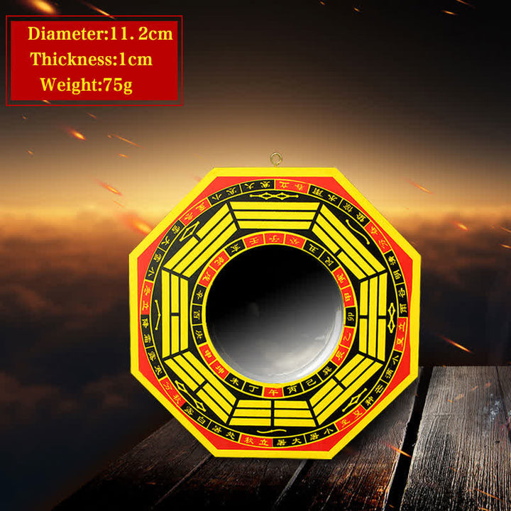 Espejo de mapa de energía de sala de estar de equilibrio de mapa Bagua de Feng Shui