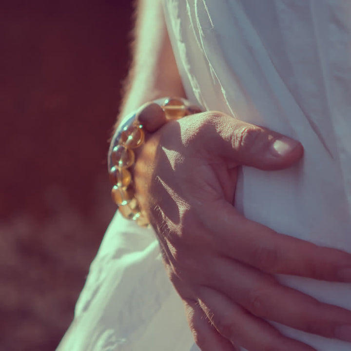 108 cuentas Mala de plata de ley 925, citrino, sándalo, turquesa, protección, pulsera de prosperidad