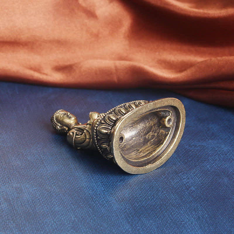 Estatua decorativa de cobre de la serenidad del Buda Tathagata