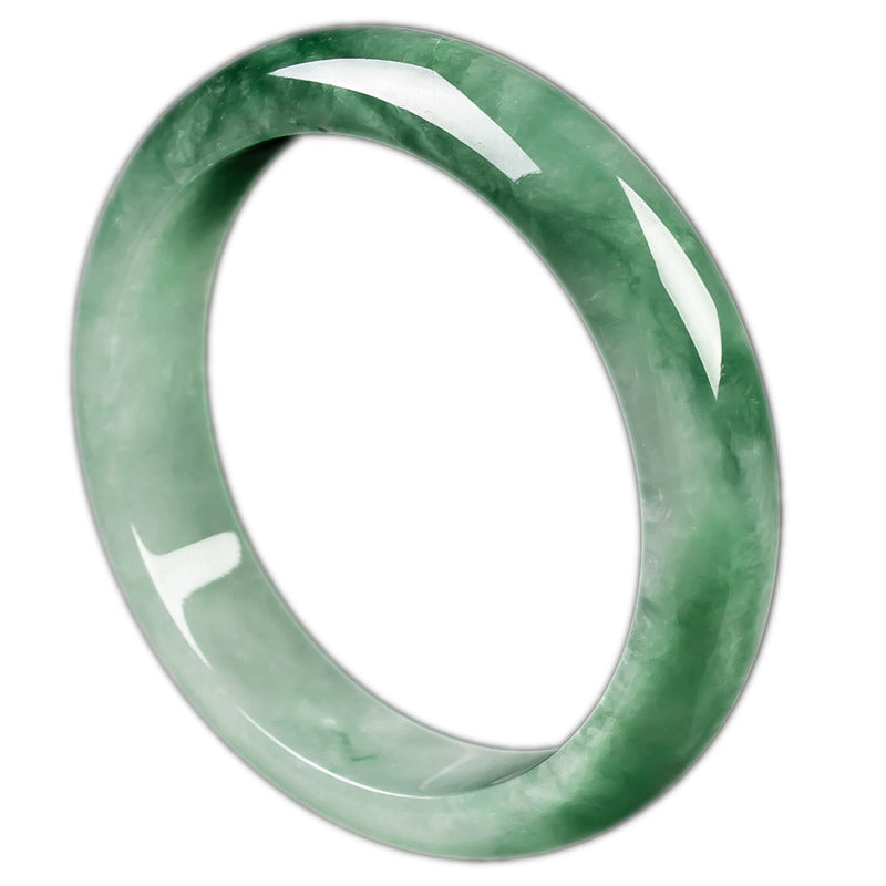 Brazalete de bendición de la fortuna de jade natural con Buddha Stones