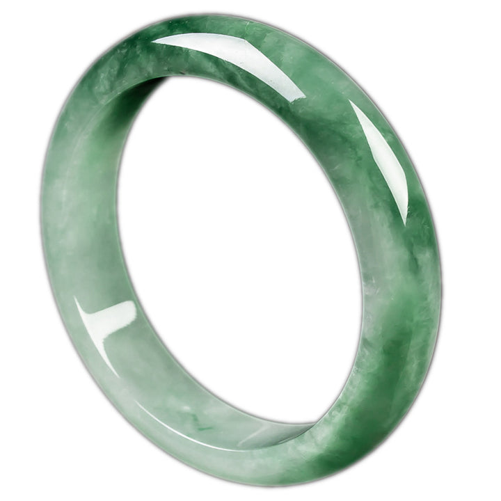Brazalete de bendición de la fortuna de jade natural con Buddha Stones