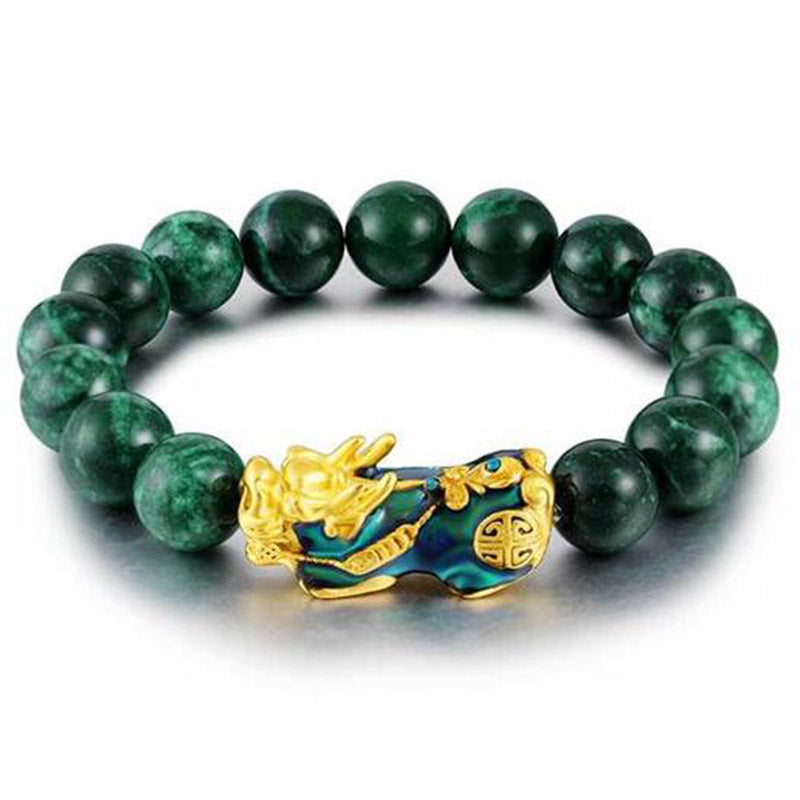 Pulsera de protección de jade FengShui PiXiu de Buddha Stones
