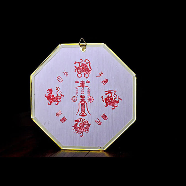 Feng Shui Bagua Mapa Equilibrio Armonía Sala Energía Mapa Espejo
