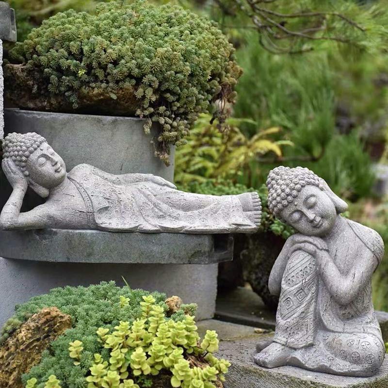 Buddha Stones Meditación Tibetana Buda Bendición Compasión Serenidad Decoración del Hogar