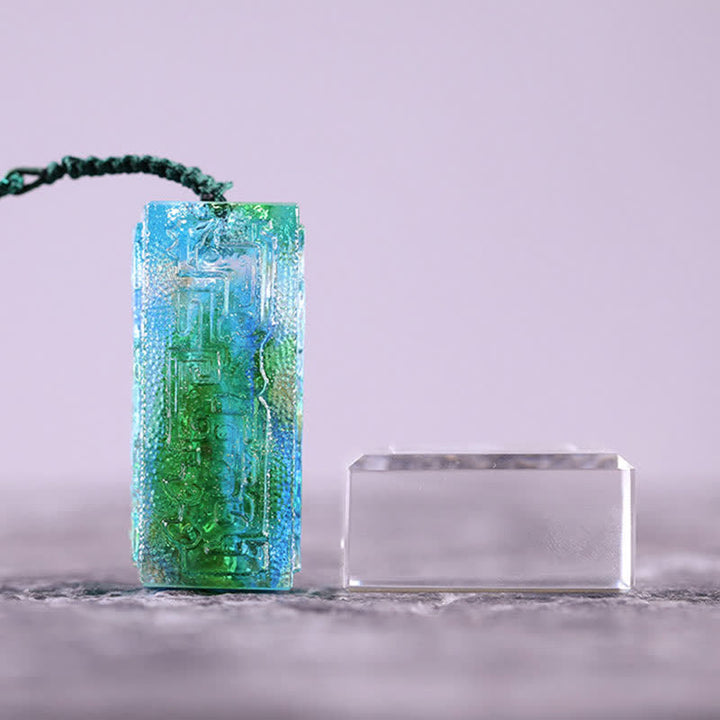 Pieza de arte de cristal Liuli hecha a mano Feng Shui, decoración para el hogar y la Oficina