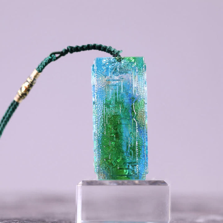 Pieza de arte de cristal Liuli hecha a mano Feng Shui, decoración para el hogar y la Oficina