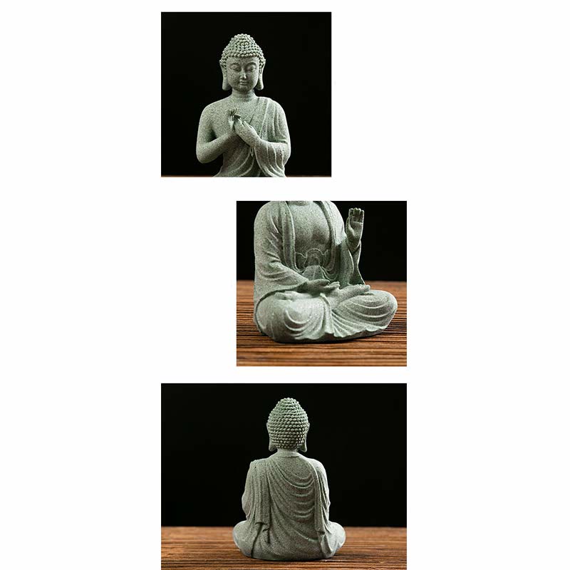 Estatua tibetana de meditación, contemplación, Buda, serenidad, compasión, decoración